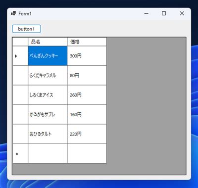 datagridview 行の高さ